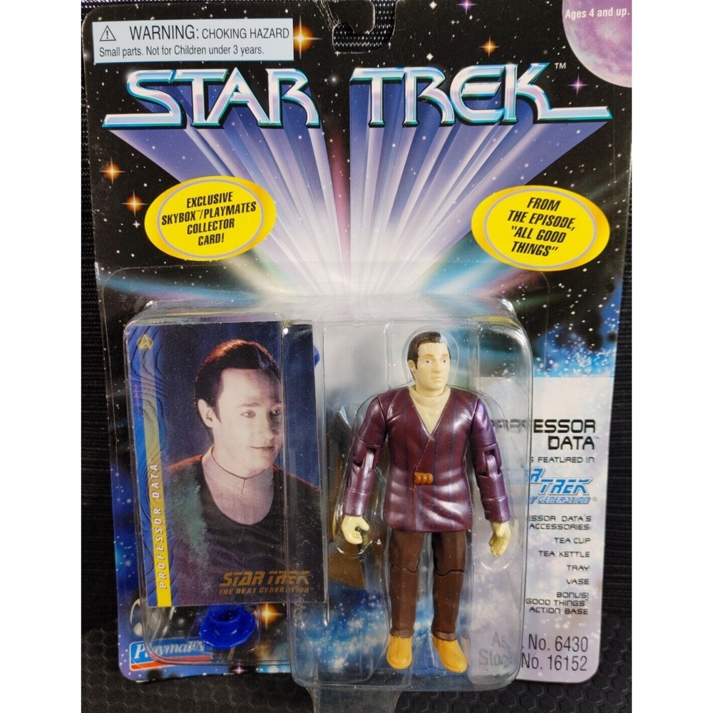Playmates tar Trek Series 5 Professor Data Action Figure Toy 1996 TV Show Movie